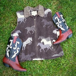 Fleece Horse Vest